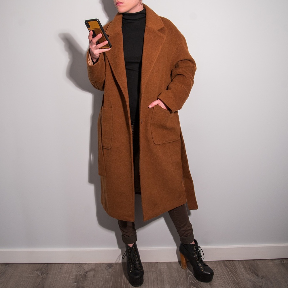 Oversized Camel Coat